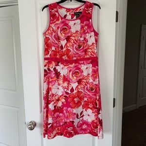 Componix floral sleeveless dress size 14